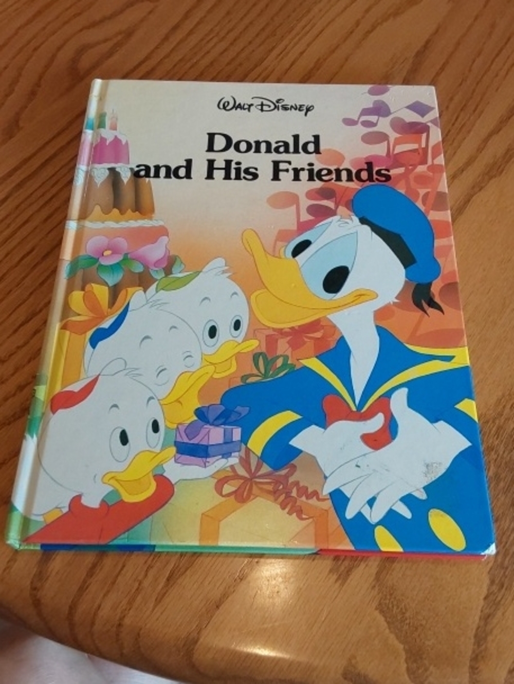 Disney Donald and his friends hardback cover book